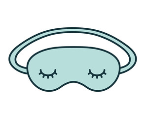 sleep mask illustration