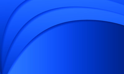 Stylish Blue Corporate Background With Curved Lines