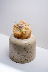 puff pastry pie with fresh tuna