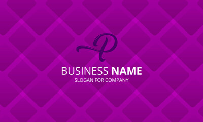 Modern Geometric Pink Business Background