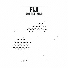 Dotted Map of Fiji