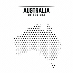 Dotted Map of Australia