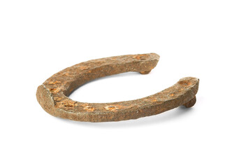 Old horseshoe on isolation