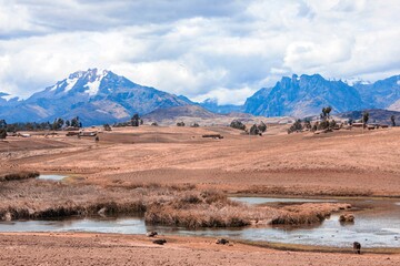 landscape with mountains