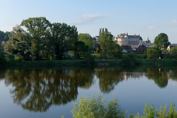 Fototapeta na wymiar Amboise city in the Loire valley