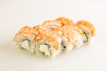 Japanese traditional roll with prawn
