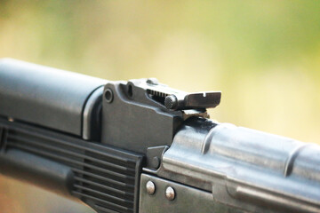 AK black assault rifle automatic weapon gun 