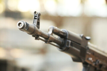 AK black assault rifle automatic weapon gun 