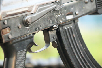 AK black assault rifle automatic weapon gun 