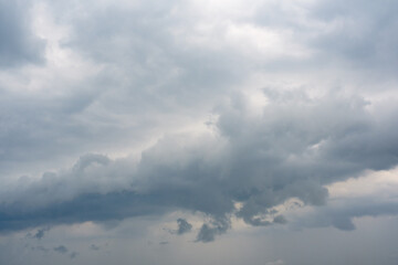 Cloudy sky before storm