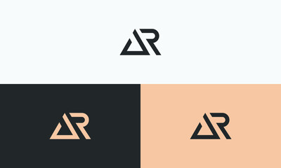 AR and AR Letter Logo