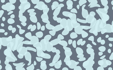 Fototapeta na wymiar Abstract liquid horizontal background Different size bubbles Horizontal isolated vector illustration