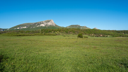 Peak of Stol mountain in eastern Serbia, near the city of Bor