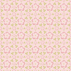 seamless pattern with flowers
