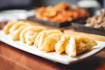 Deep Fried Korean Dumplings Yaki Mandu