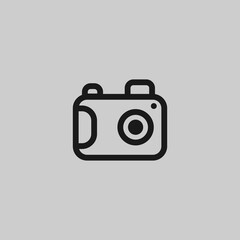 Camera Photography Icon Vector Template Illustration Design