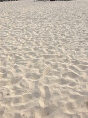 footprints on the sand