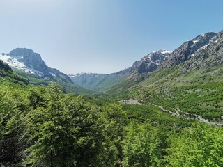 valley of theth national environment protection area park natural reserve in the alps, hiking destination from theth to valboa