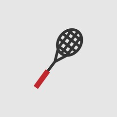 Tennis Racket Icon flat style vector