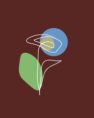 illustration of a flower