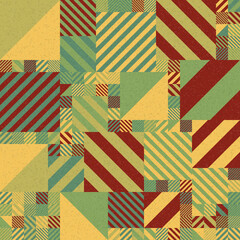 Obraz premium Abstract Geometric Pattern generative computational art illustration