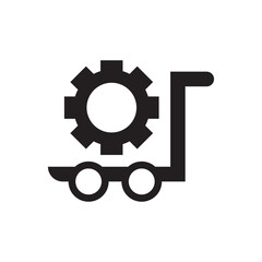 Obraz premium Shopping Trolley Setting Icon