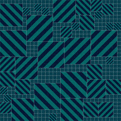 Abstract Geometric Pattern generative computational art illustration