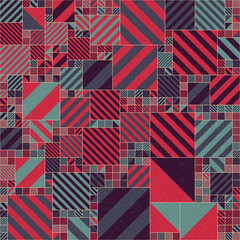 Abstract Geometric Pattern generative computational art illustration