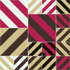 Abstract Geometric Pattern generative computational art illustration