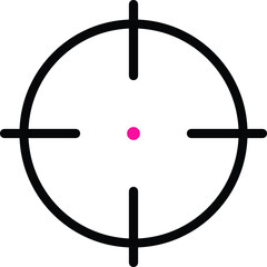 sniper rifle target. Focus target vector icon. Target goal icon. target focus arrow. marketing aim design