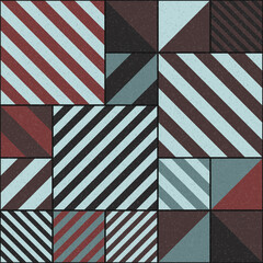 Obraz premium Abstract Geometric Pattern generative computational art illustration