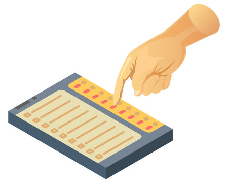 EVM - Electronic Voting Machine Icon