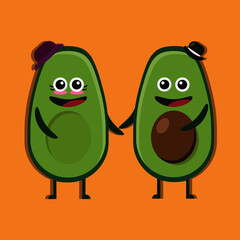 Avocado Cartoon