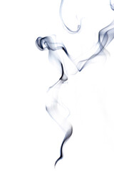 Smoke steam. Blur black smoke, abstract fog or steam mist cloud isolated on white background. Steam flow in pollution, vapor cigarette, gas, dry ice.