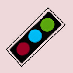 eye shadow, eye shadow, color shadow, make-up shadow, beauty sphere, service sphere, beauty business sphere, pink, blue, green, burgundy, black