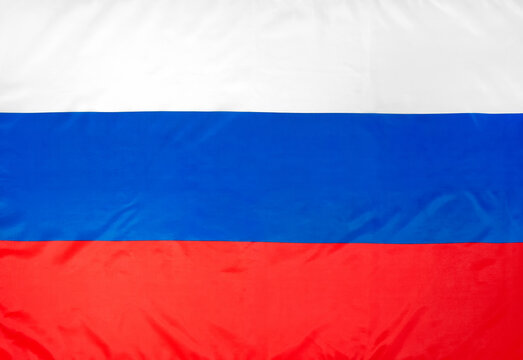 National holiday June 12 is the Day of Russia. Russian Flag close-up