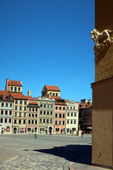 Warsaw, Poland. Warsaw Old Town, near Warsaw's Old Town Market Place