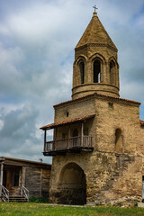 Fototapeta na wymiar Famous travel landmark of Samtavisi cathedral