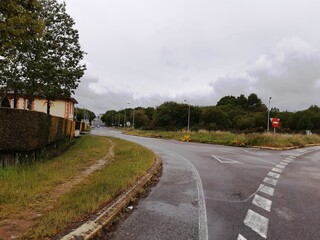 Carretera de acceso a Vilalba, Galicia