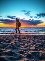 person on the beach