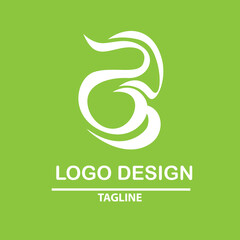 Fototapeta premium A Logo.A Letter Design Vector Illustration Modern Monogram Icon.