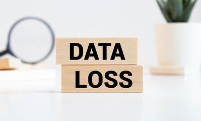 Word writing text Data Loss. Business concept for process or event that results