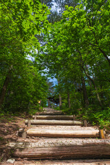 Early summer scenery of Dabie Mountain Bodao Peak Scenic Area in Luotian, Huanggang, Hubei, China