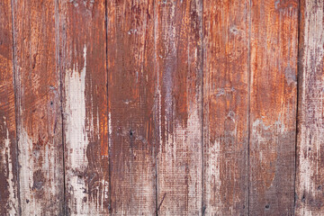 Dark brown wooden cutting board. Wood texture background. Top view