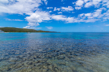 blue sky and sea