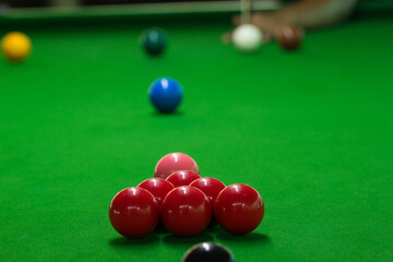 Snooker red