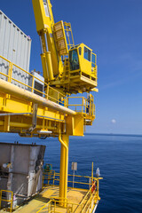Fototapeta premium Crane lifting offshore