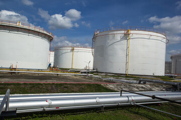 Chemical industry with fuel storage tank