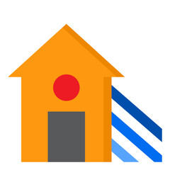 shade flat style icon