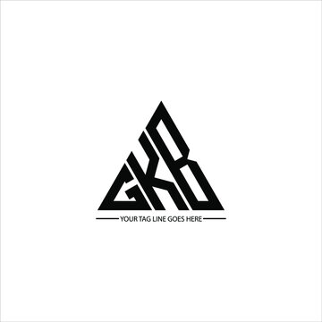 G K B letter logo abstract creative design. G K B unique design